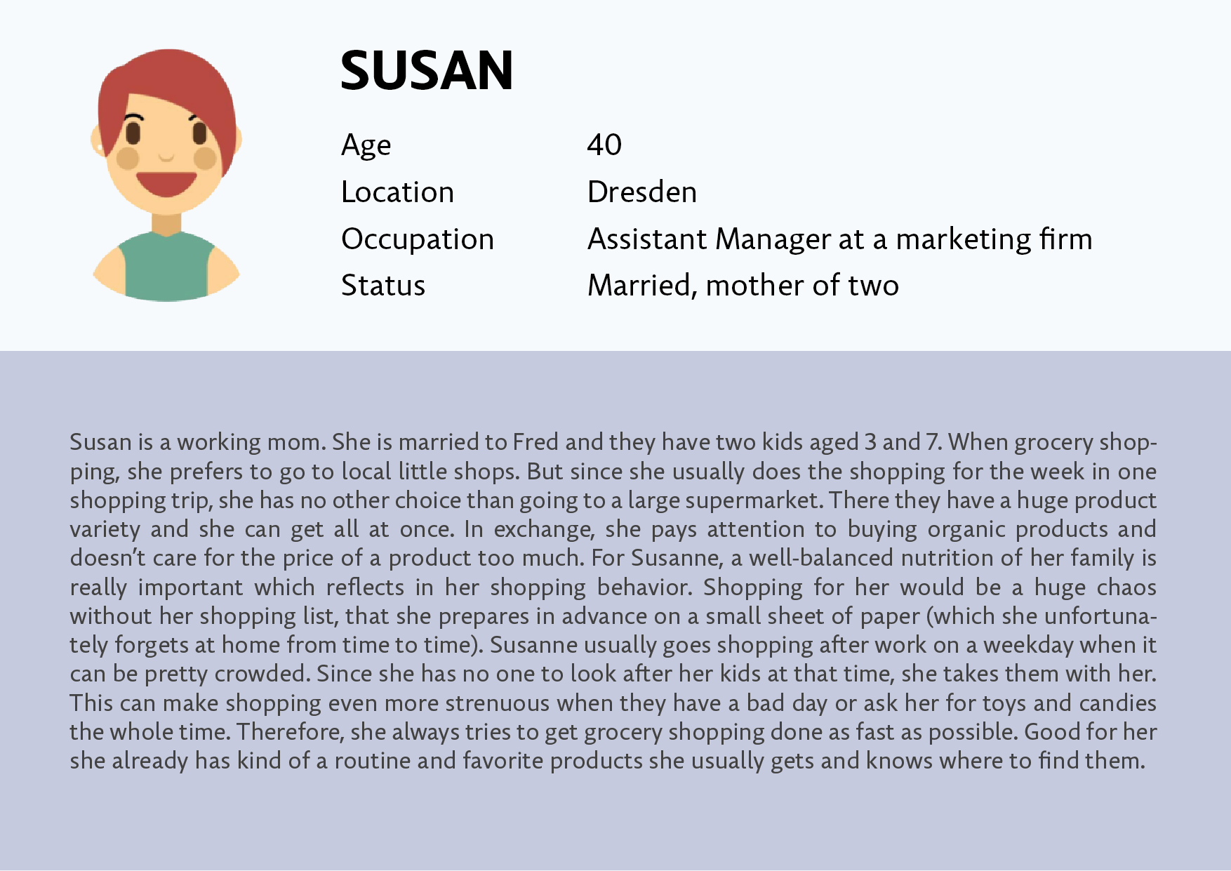 Persona named Susan